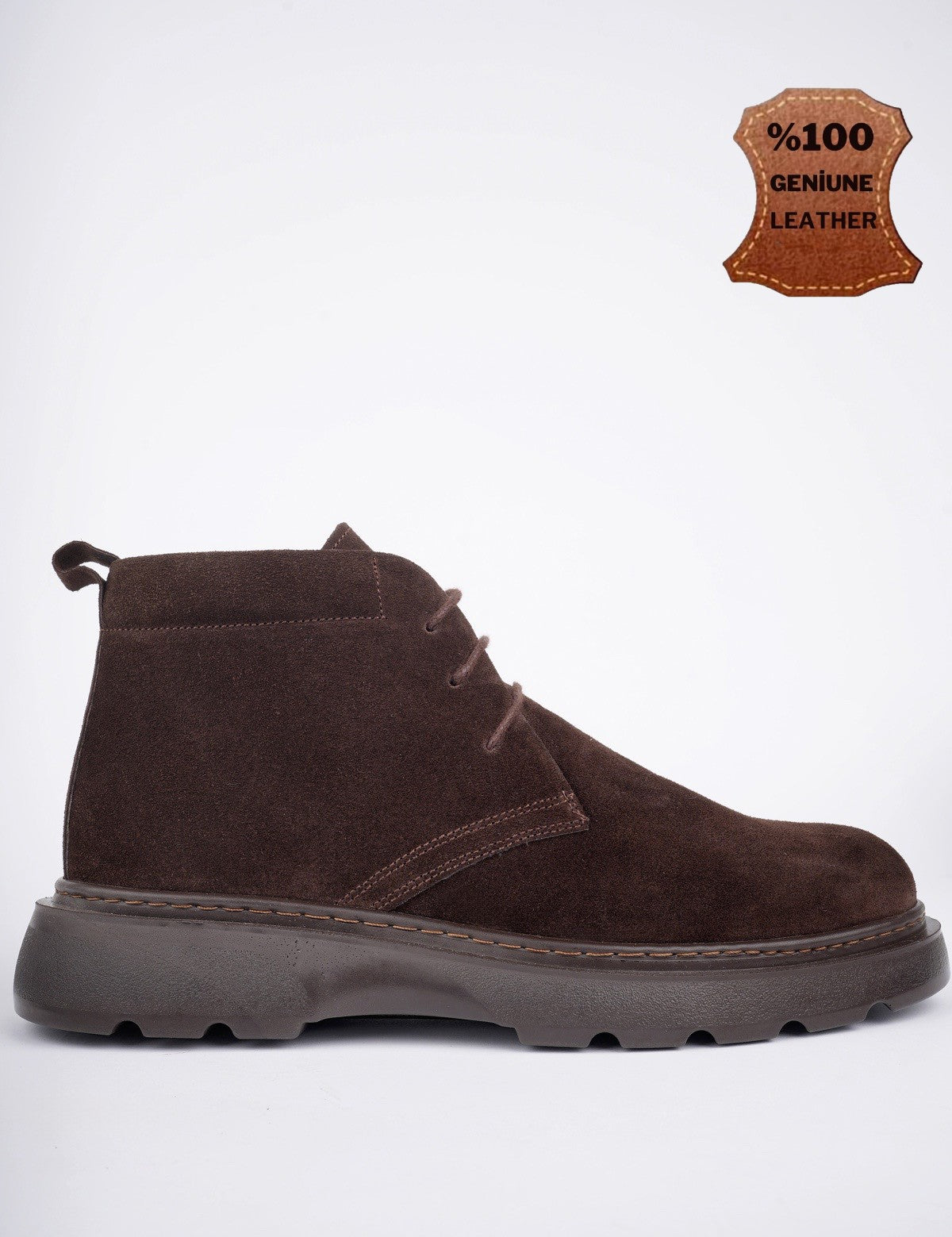 Muggo HENRY Guaranteed Laced Genuine Leather Comfortable Sole Men Chelsea Boot