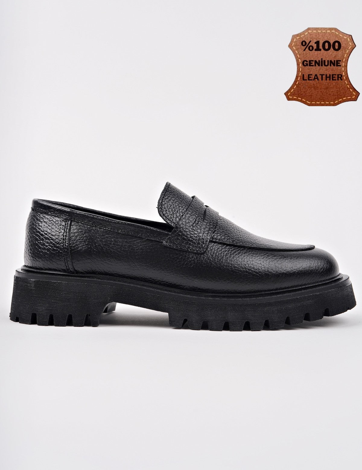 Muggo PARADISE Genuine Leather Thick Sole Casual Moccasin Women Loafer Shoes