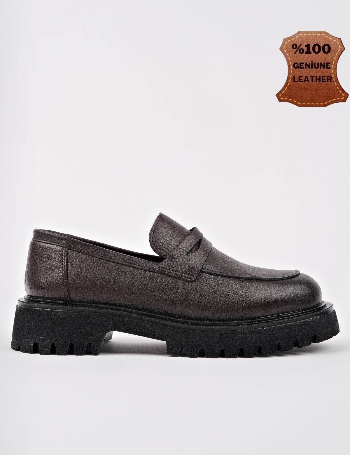Muggo PARADISE Genuine Leather Thick Sole Casual Moccasin Women Loafer Shoes