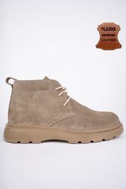 Muggo HENRY Guaranteed Laced Genuine Leather Comfortable Sole Men Chelsea Boot