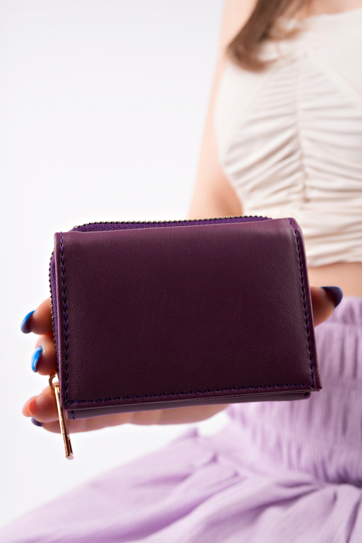 Muggo LITTLE Women’s Wallet with Zippered Coin & Bill Compartment