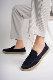 Muggo DENZEL Guaranteed Casual Classic Genuine Leather Casual  Comfortable Orthopedic Laceless Men Shoes