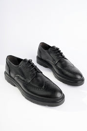 Muggo ANDRE Guaranteed Classic Genuine Leather Laced Orthopedic Men Casual Shoes
