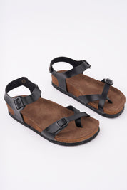 Muggo BLAUS Adjustable Buckle Daily Women’s Toe Post Sandal