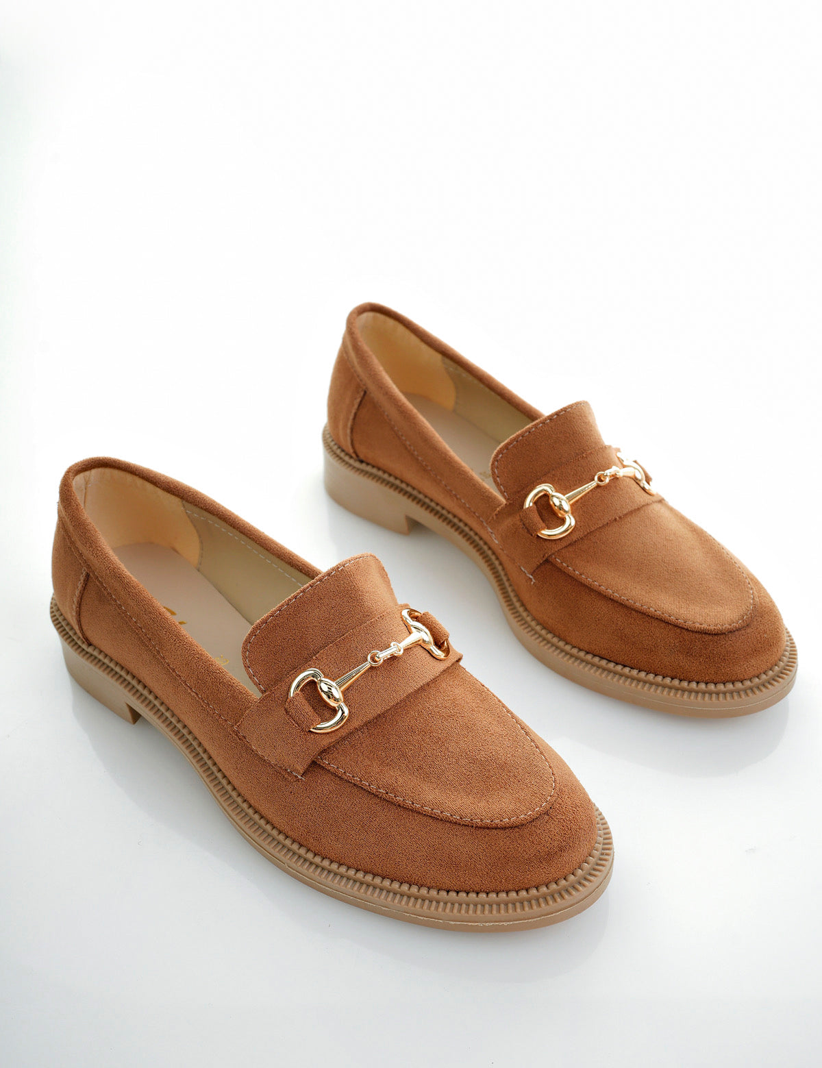 Muggo SUSSIE Guaranteed Metal Buckled Women Loafer Casual Shoes