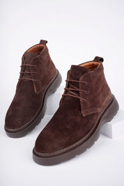 Muggo HENRY Guaranteed Laced Genuine Leather Comfortable Sole Men Chelsea Boot