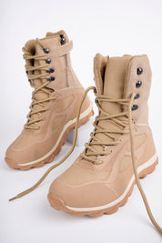 Muggo LOVAX Guaranteed Tactical Combat Zippered and Laced Combat Desert Boot