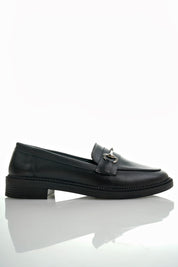 Muggo SUSSIE Guaranteed Metal Buckled Women Loafer Casual Shoes