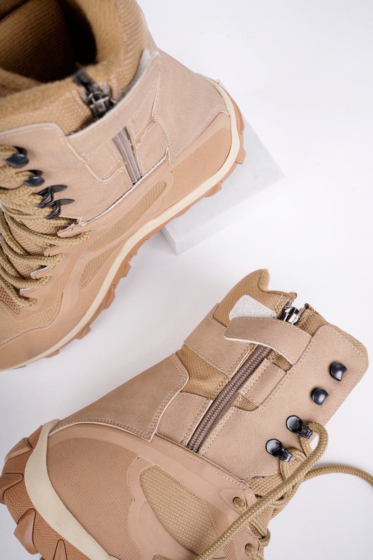 Muggo LOVAX Guaranteed Tactical Combat Zippered and Laced Combat Desert Boot