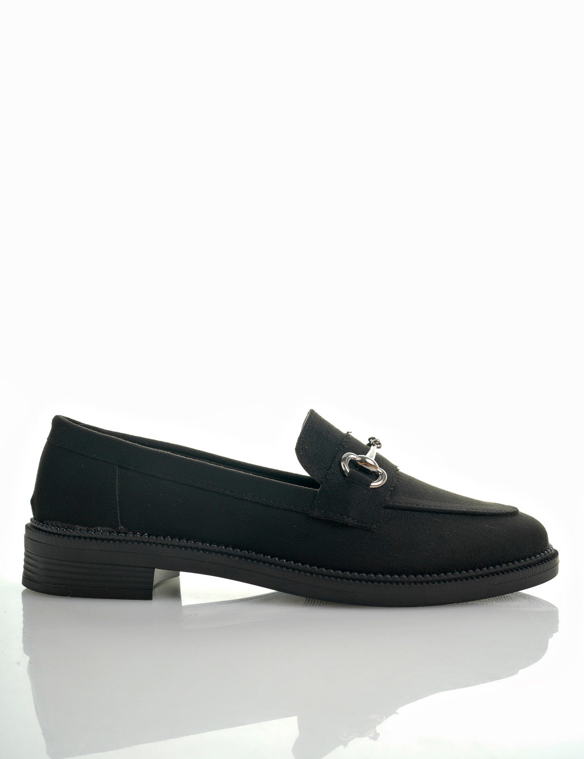 Muggo SUSSIE Guaranteed Metal Buckled Women Loafer Casual Shoes