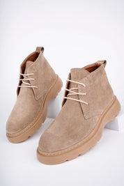 Muggo HENRY Guaranteed Laced Genuine Leather Comfortable Sole Men Chelsea Boot