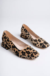 Muggo LILITH Guaranteed Square-Toed Short Heeled Women Casual Shoes