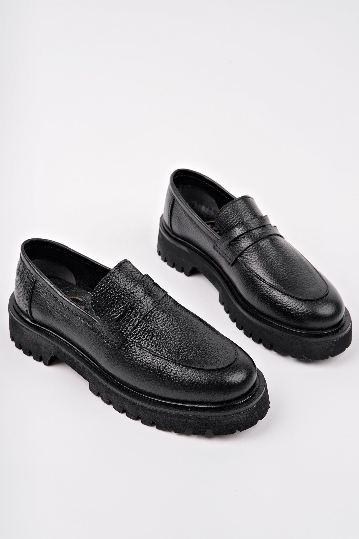 Muggo PARADISE Genuine Leather Thick Sole Casual Moccasin Women Loafer Shoes