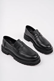 Muggo PARADISE Genuine Leather Thick Sole Casual Moccasin Women Loafer Shoes