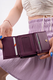 Muggo LITTLE Women’s Wallet with Zippered Coin & Bill Compartment
