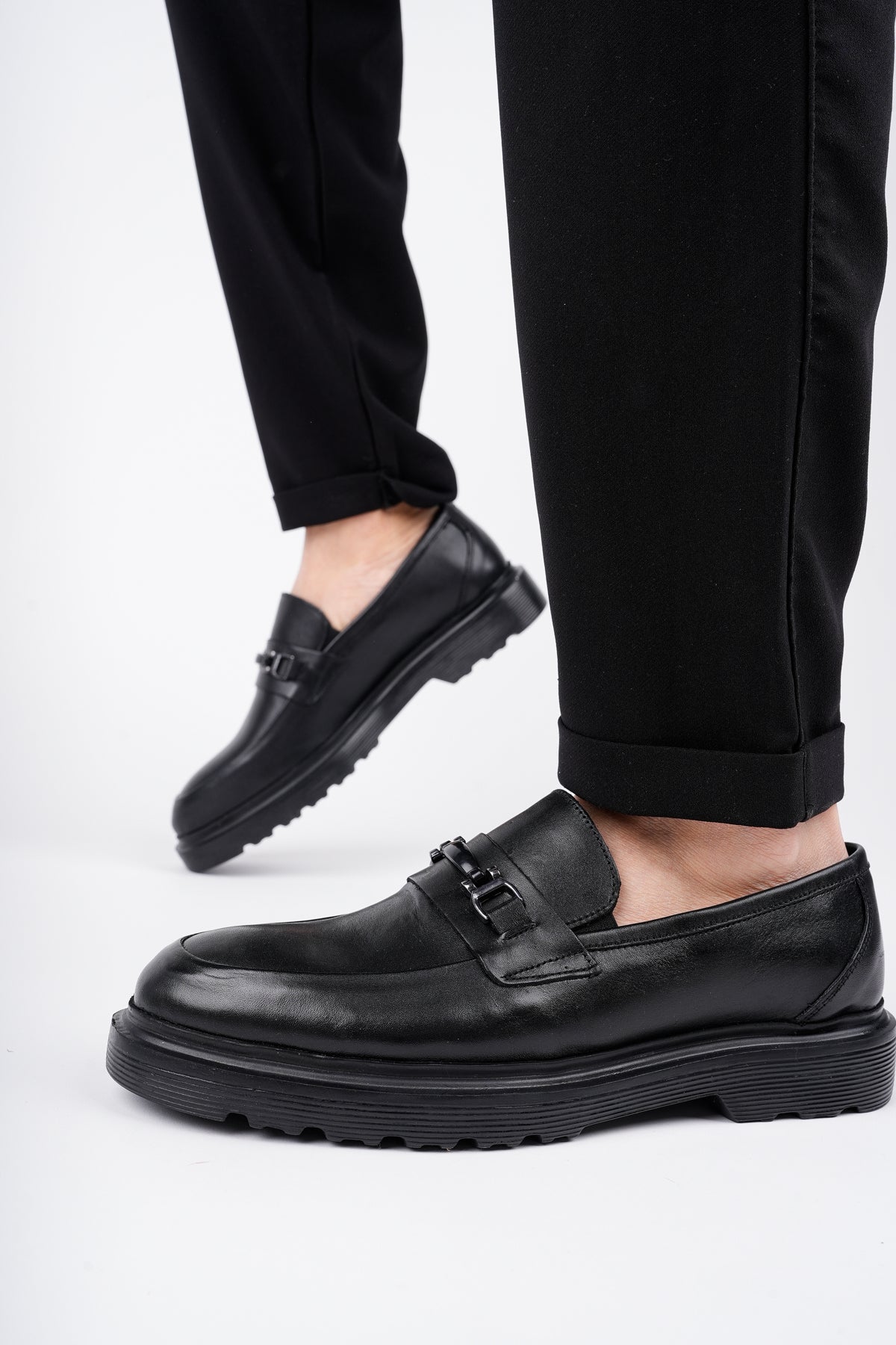 Muggo FABREGAS Genuine Leather Classic Casual Orthopedic Men Shoes