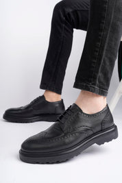 Muggo ANDRE Guaranteed Classic Genuine Leather Laced Orthopedic Men Casual Shoes