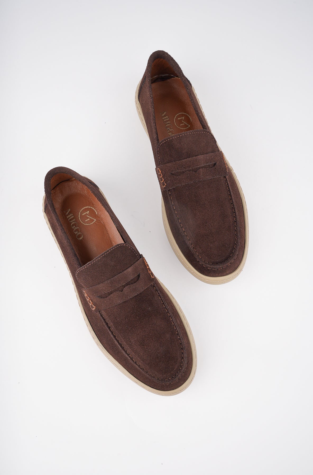 Muggo DENZEL Guaranteed Casual Classic Genuine Leather Casual  Comfortable Orthopedic Laceless Men Shoes
