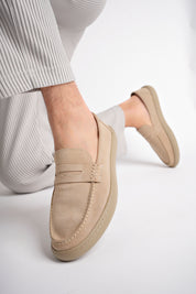 Muggo DENZEL Guaranteed Casual Classic Genuine Leather Casual  Comfortable Orthopedic Laceless Men Shoes