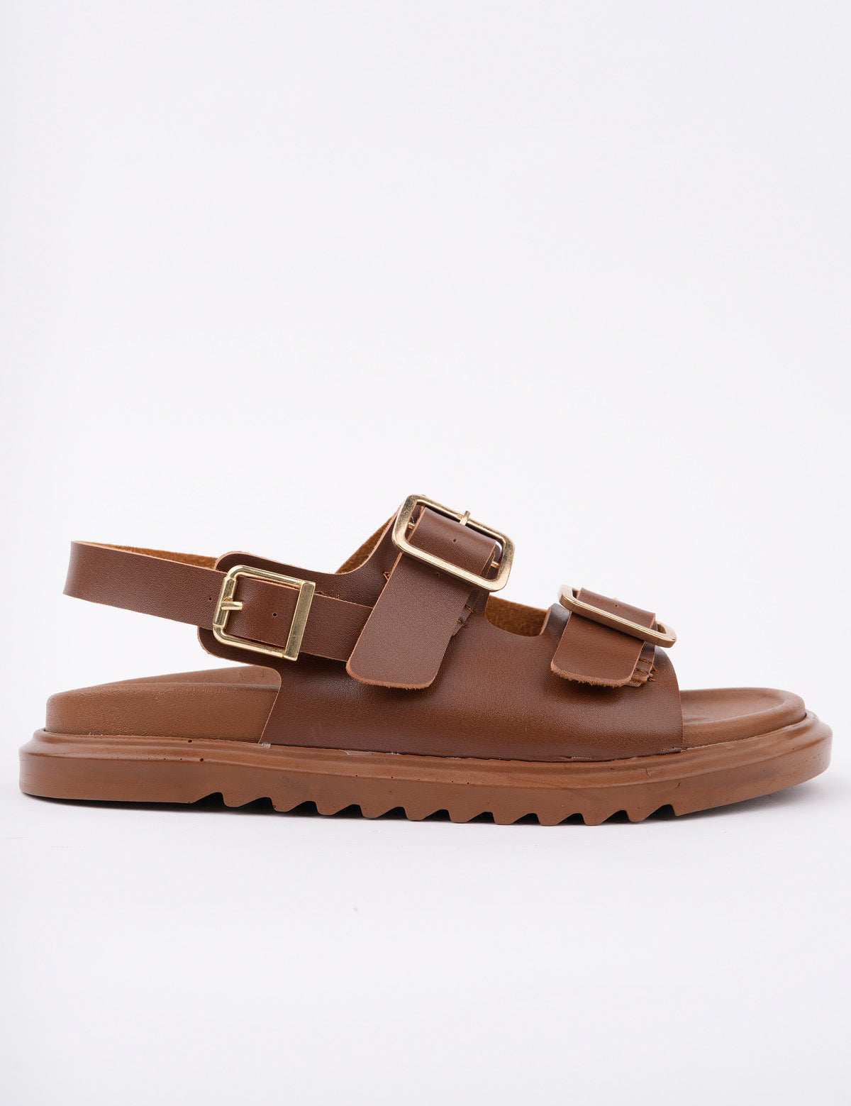 Muggo MEGGIE Double-Strap Adjustable Buckle Daily Women’s Sandal