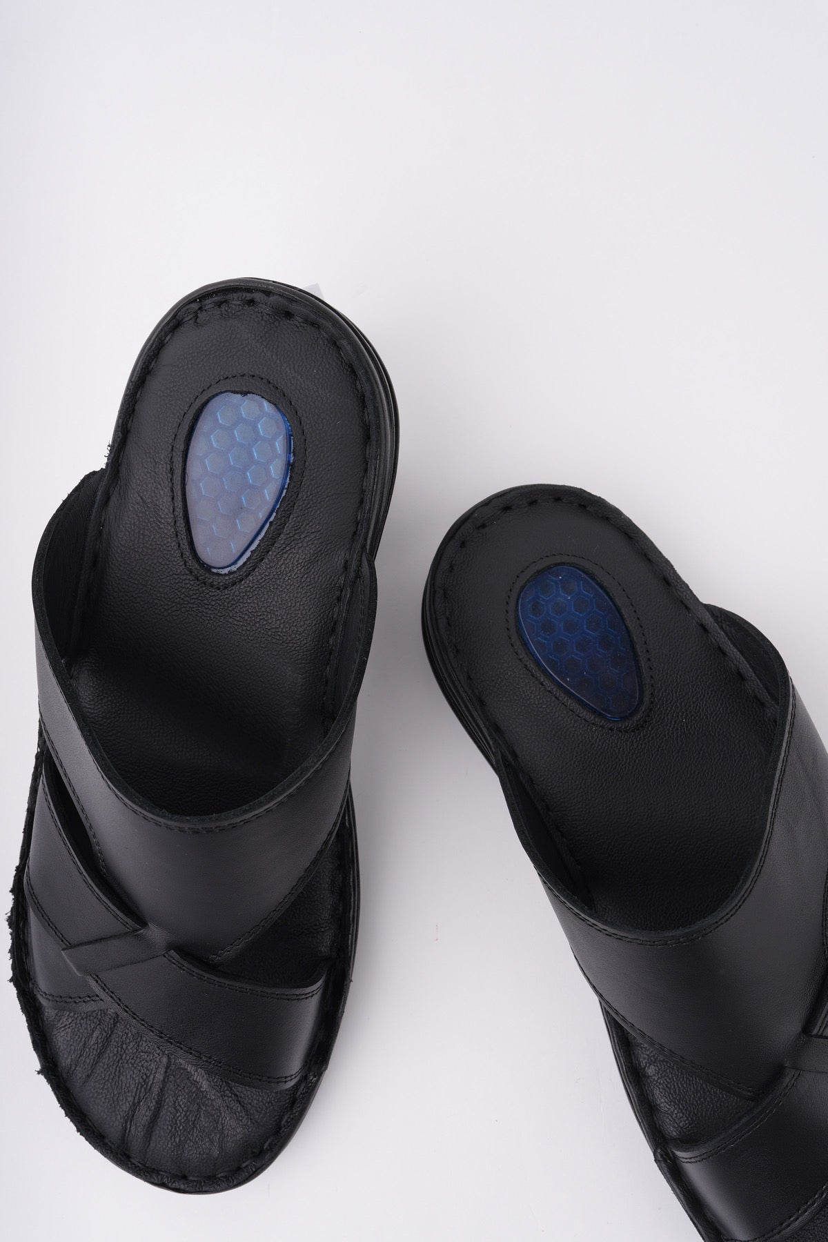 Muggo Eco Guaranteed Men Casual Genuine Leather Comfortable Soft Sole Orthopedic Slippers