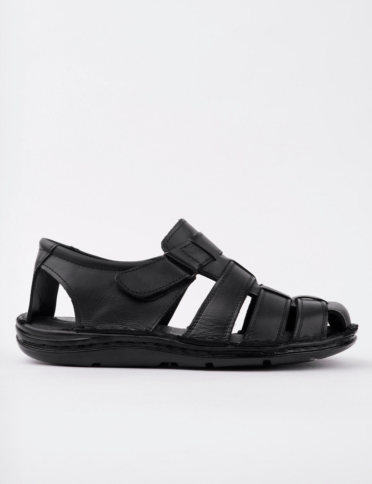 Muggo Edinburg Guaranteed Men Casual Genuine Leather Comfortable Soft Sole Orthopedic Sandal