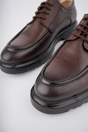 Muggo SAMUEL Guaranteed Casual Classic Genuine Leather Casual Comfortable Orthopedic Thick Sole Men Shoes