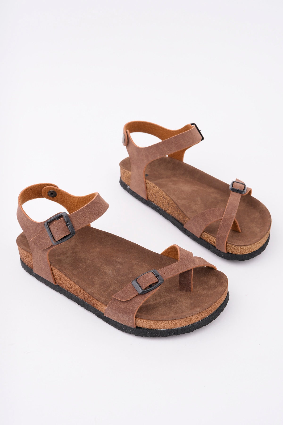 Muggo BLAUS Adjustable Buckle Daily Women’s Toe Post Sandal