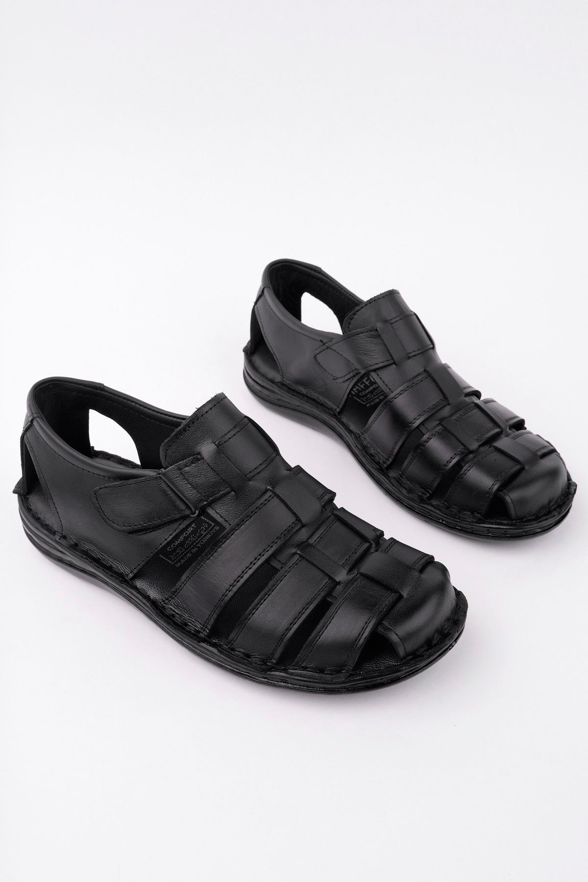 Muggo Edinburg Guaranteed Men Casual Genuine Leather Comfortable Soft Sole Orthopedic Sandal