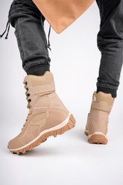 Muggo LOVAX Guaranteed Tactical Combat Zippered and Laced Combat Desert Boot