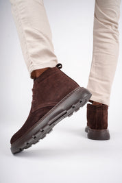 Muggo HENRY Guaranteed Laced Genuine Leather Comfortable Sole Men Chelsea Boot