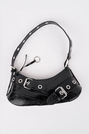 Muggo CHARM Women’s Baguette Bag with Belt Detail