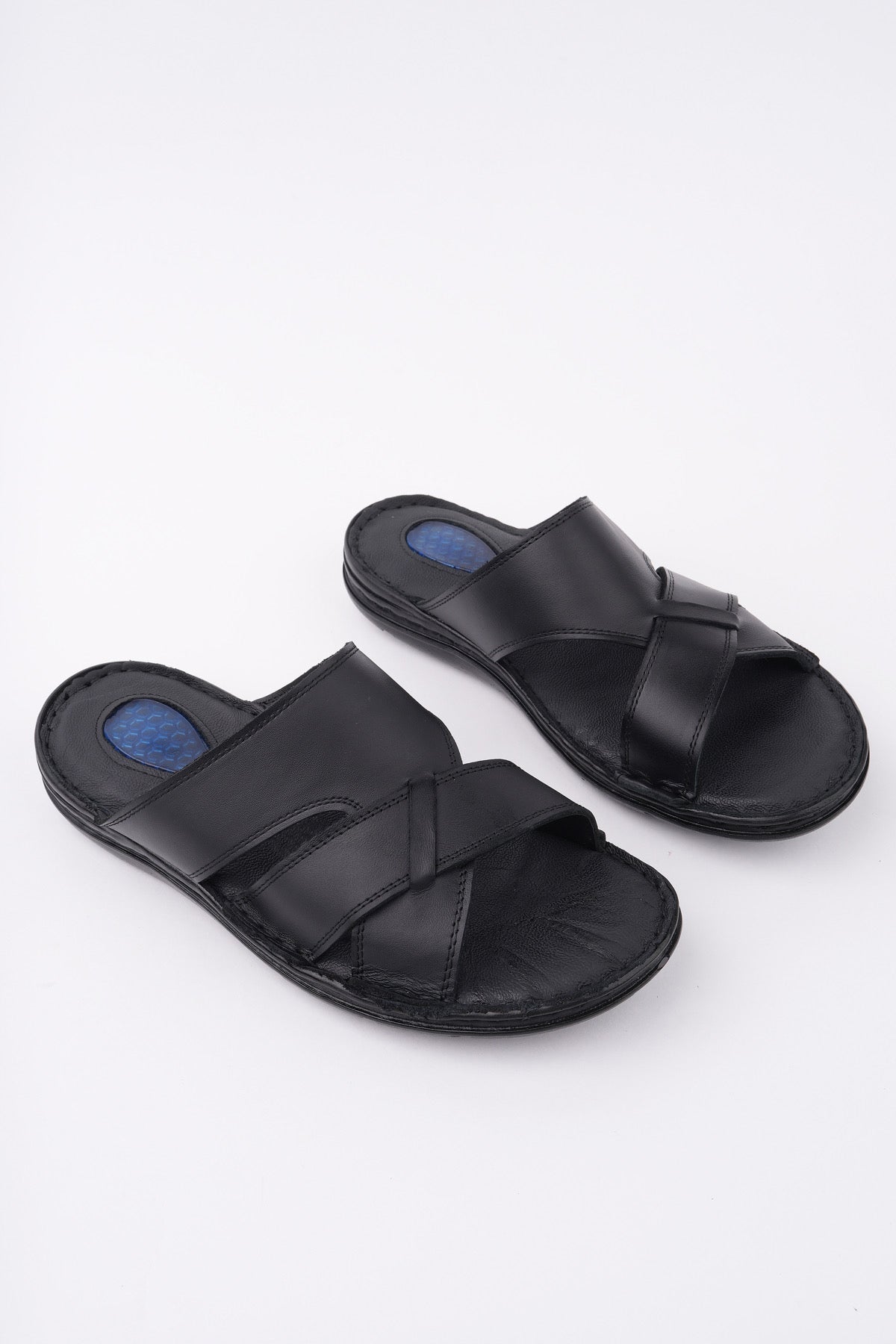 Muggo Eco Guaranteed Men Casual Genuine Leather Comfortable Soft Sole Orthopedic Slippers