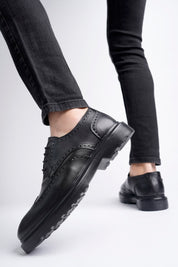 Muggo ANDRE Guaranteed Classic Genuine Leather Laced Orthopedic Men Casual Shoes