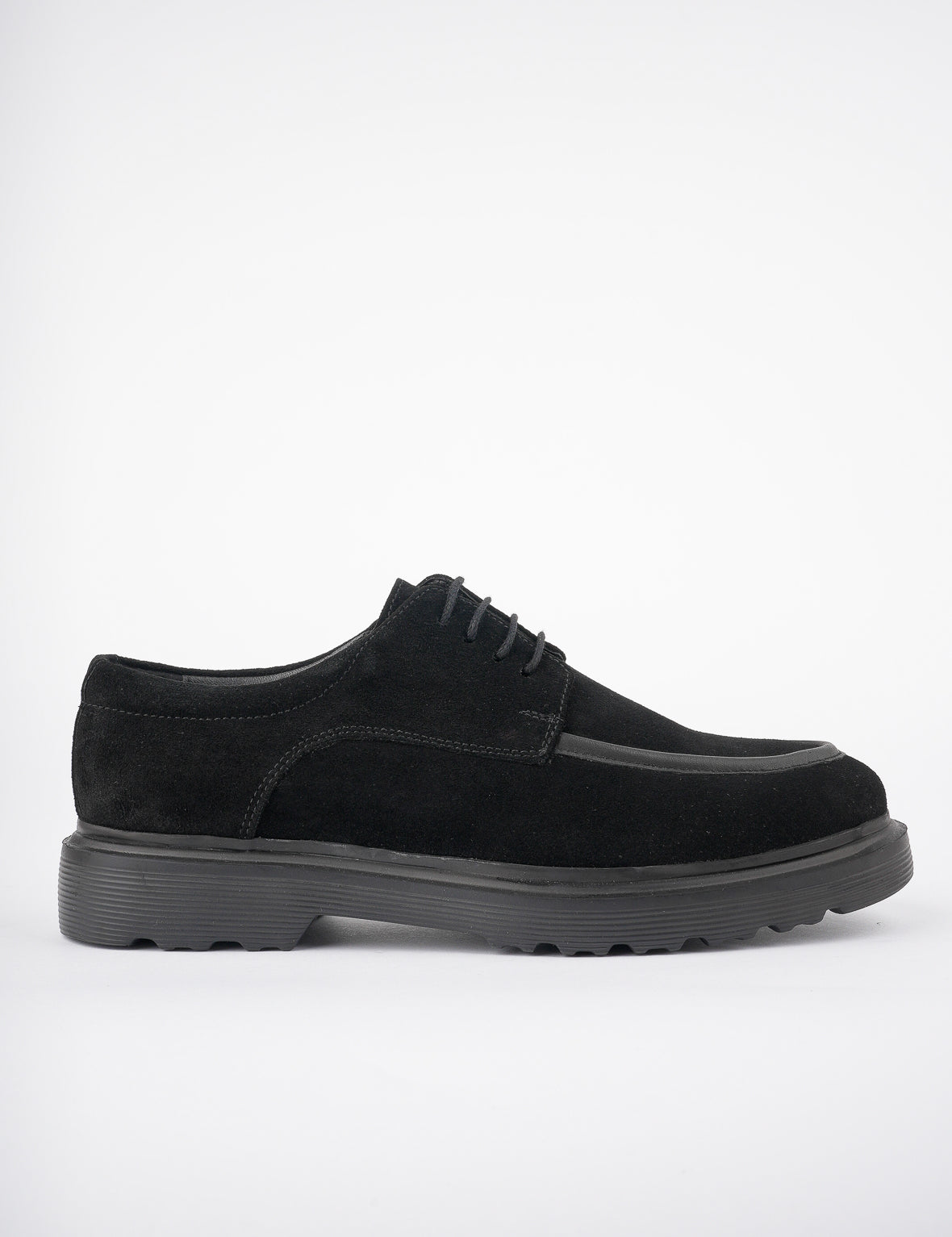Muggo SAMUEL Guaranteed Casual Classic Genuine Leather Casual Comfortable Orthopedic Thick Sole Men Shoes-  Suede