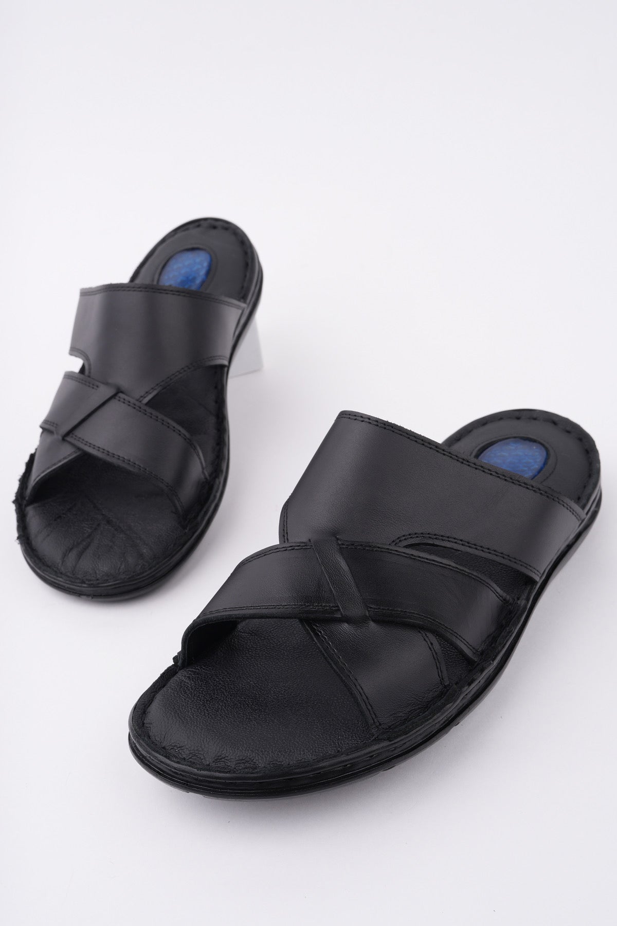 Muggo Eco Guaranteed Men Casual Genuine Leather Comfortable Soft Sole Orthopedic Slippers