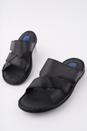 Muggo Eco Guaranteed Men Casual Genuine Leather Comfortable Soft Sole Orthopedic Slippers