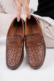 Muggo WOLTZ Guaranteed Classic Genuine Leather Casual Men Shoes