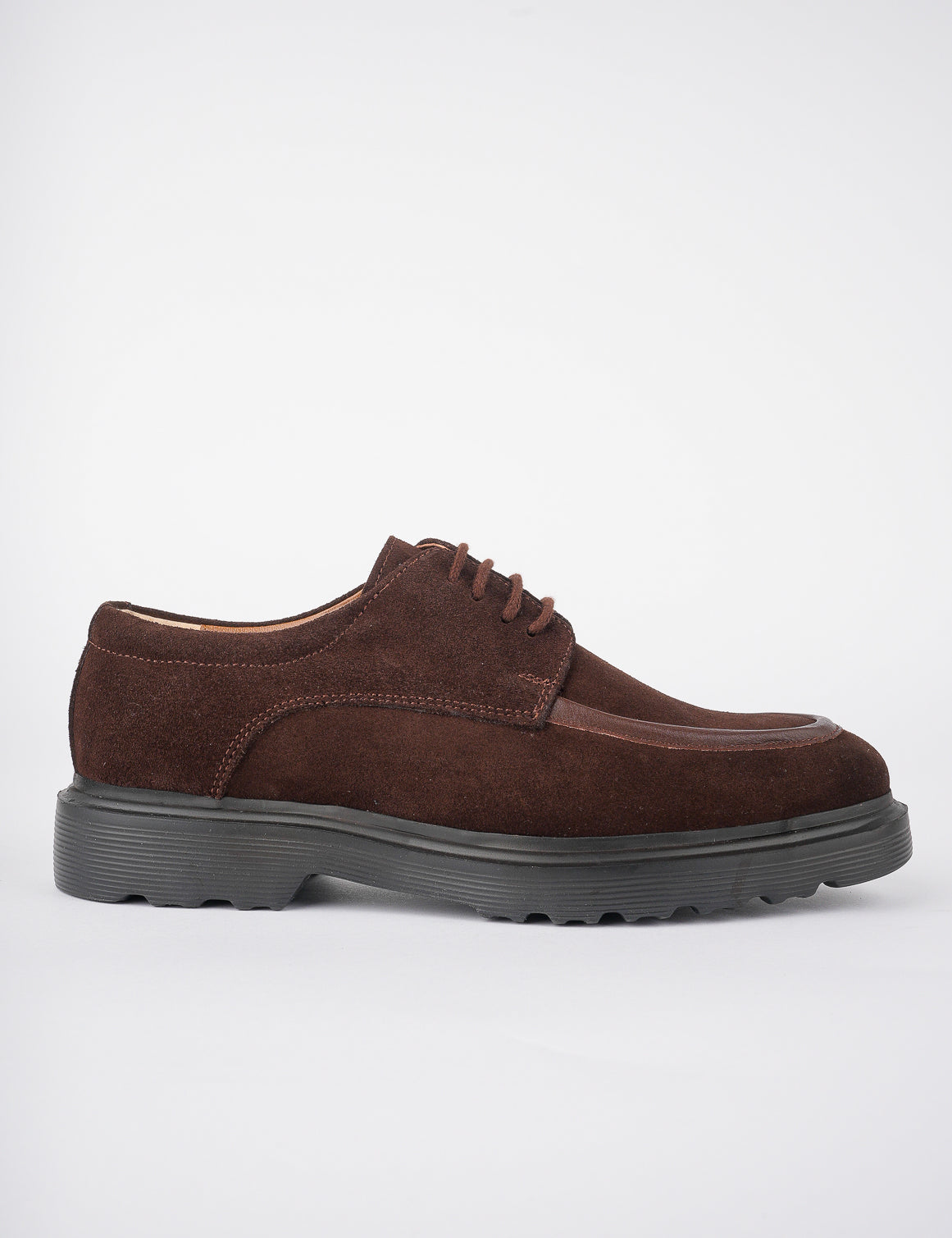 Muggo SAMUEL Guaranteed Casual Classic Genuine Leather Casual Comfortable Orthopedic Thick Sole Men Shoes-  Suede