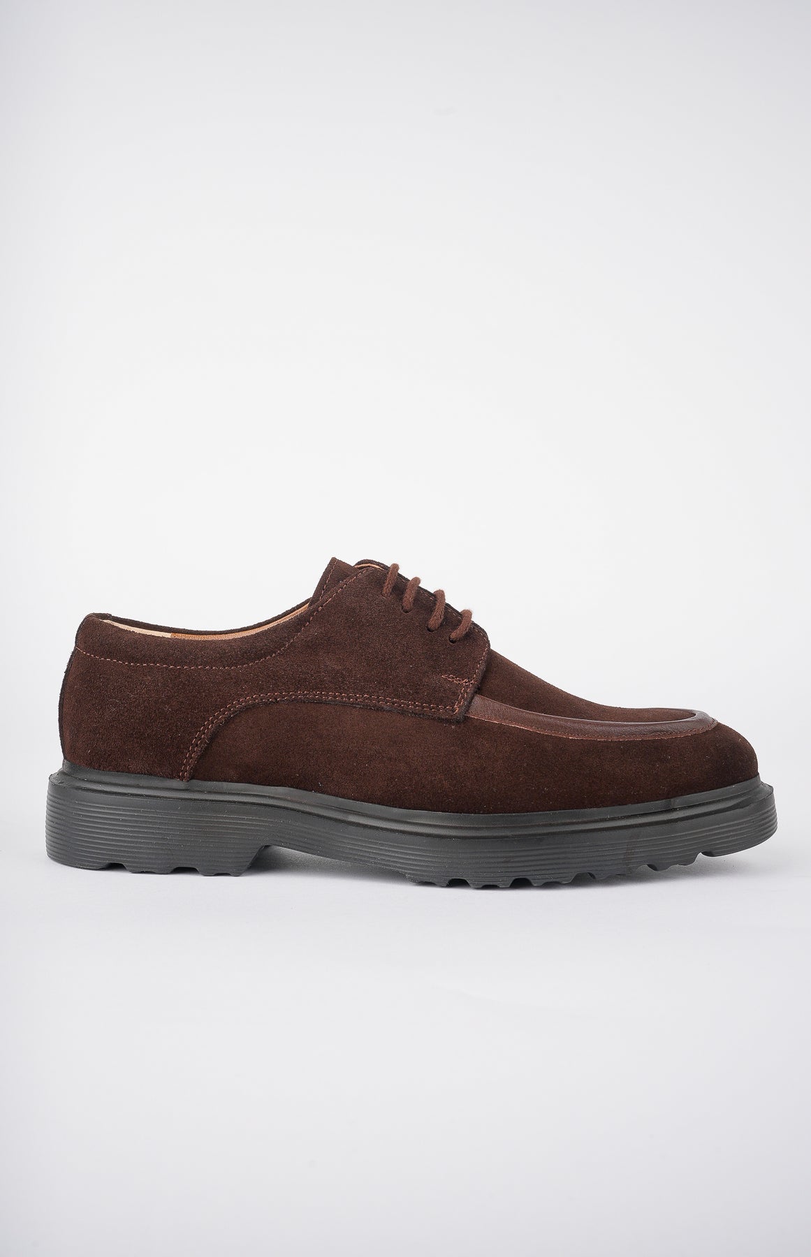 Muggo SAMUEL Guaranteed Casual Classic Genuine Leather Casual Comfortable Orthopedic Thick Sole Men Shoes-  Suede