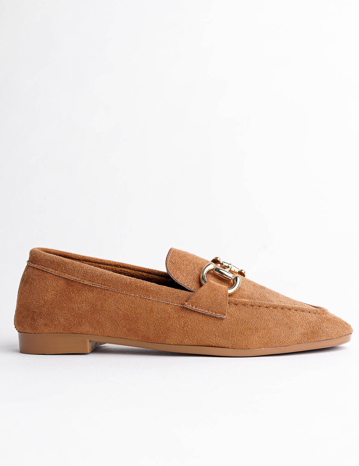 Muggo MONA Guaranteed Metal Buckled Leather Women Loafer Casual Shoes