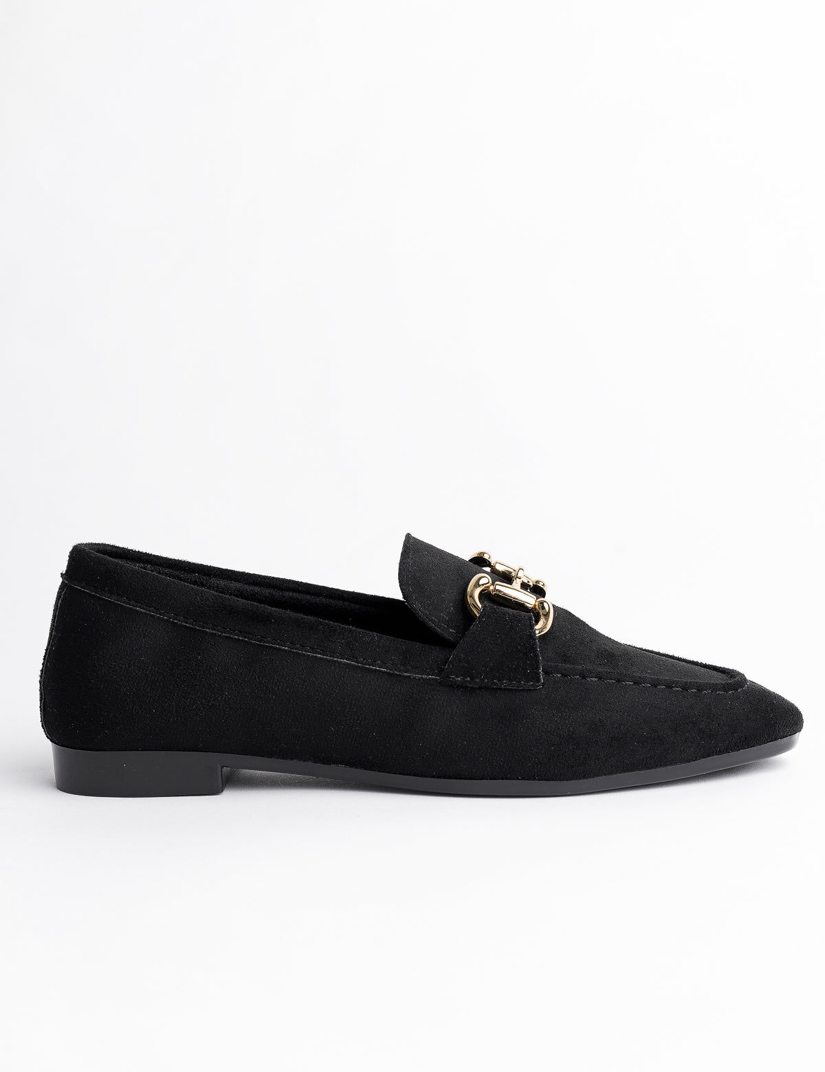 Muggo MONA Guaranteed Metal Buckled Leather Women Loafer Casual Shoes
