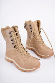 Muggo LOVAX Guaranteed Tactical Combat Zippered and Laced Combat Desert Boot