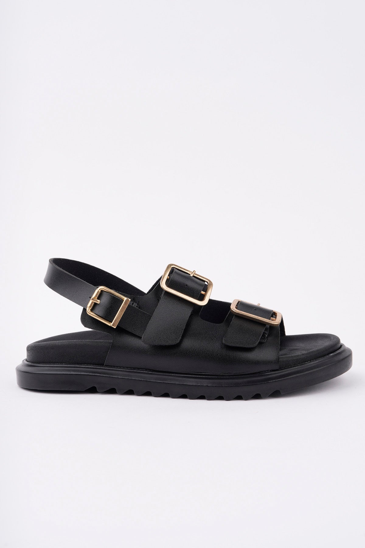 Muggo MEGGIE Double-Strap Adjustable Buckle Daily Women’s Sandal